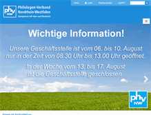 Tablet Screenshot of phv-nw.de